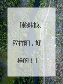 赖炜桢、程祥阳，好样的！