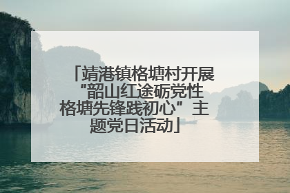 靖港镇格塘村开展“韶山红途砺党性 格塘先锋践初心”主题党日活动
