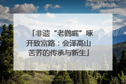 非遗“老鹳嘴”啄开致富路：会泽高山苦荞的传承与新生