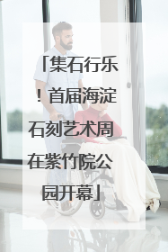 集石行乐！首届海淀石刻艺术周在紫竹院公园开幕