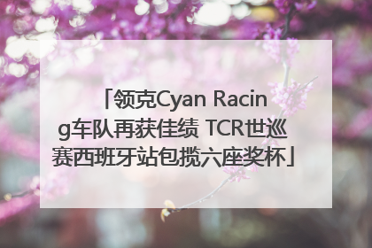 领克Cyan Racing车队再获佳绩 TCR世巡赛西班牙站包揽六座奖杯