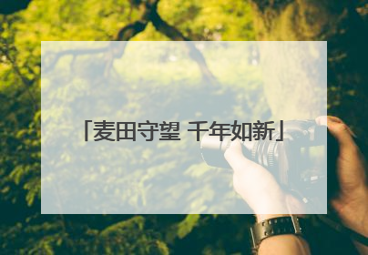 麦田守望 千年如新