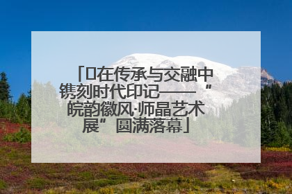 ﻿在传承与交融中镌刻时代印记——“皖韵徽风·师晶艺术展”圆满落幕
