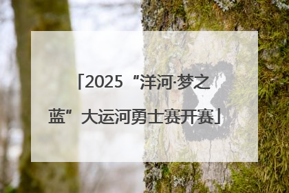 2025“洋河·梦之蓝”大运河勇士赛开赛