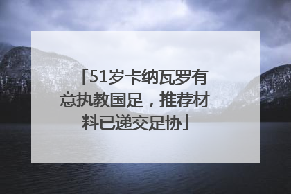 51岁卡纳瓦罗有意执教国足，推荐材料已递交足协