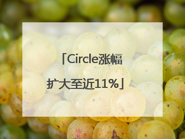 Circle涨幅扩大至近11%